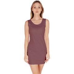 Rosy Finch Brown	 - 	bodycon Dress by ColorfulDresses