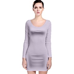 Languid Lavender Purple	 - 	long Sleeve Bodycon Dress by ColorfulDresses