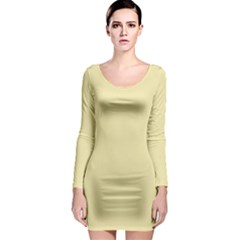 Sugar Cookie	 - 	long Sleeve Bodycon Dress by ColorfulDresses