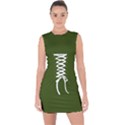 Juniper Green	 - 	Lace Up Front Bodycon Dress View1