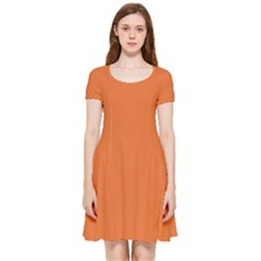 Halloween Orange	 - 	inside Out Cap Sleeve Dress by ColorfulDresses