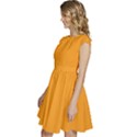 Zinnia Orange	 - 	Cap Sleeve High Waist Dress View2