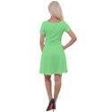 Mint Green	 - 	Cap Sleeve Velour Dress View2