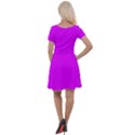 Psychedelic Purple	 - 	Cap Sleeve Velour Dress View2