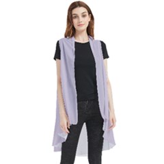 Languid Lavender Purple	 - 	sleeveless Chiffon Waistcoat Shirt