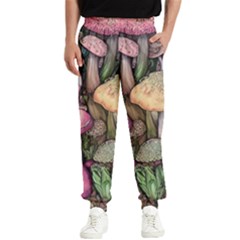 Mushroom Magic Men s Elastic Waist Pants by GardenOfOphir