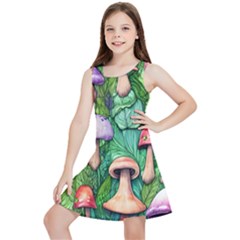 Tiny Toadstools Kids  Lightweight Sleeveless Dress by GardenOfOphir