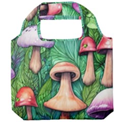 Tiny Toadstools Foldable Grocery Recycle Bag by GardenOfOphir