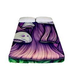 Forestcore Mushroom Fitted Sheet (full/ Double Size) by GardenOfOphir