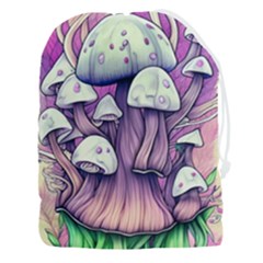 Forestcore Mushroom Drawstring Pouch (3xl) by GardenOfOphir