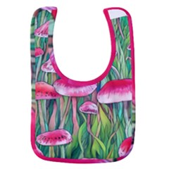 Forest Mushrooms Baby Bib by GardenOfOphir