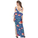 Witchy Mushrooms Maxi Chiffon Cover Up Dress View2