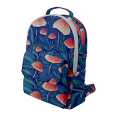 Witchy Mushrooms Flap Pocket Backpack (large) by GardenOfOphir