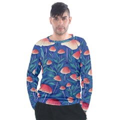 Witchy Mushrooms Men s Long Sleeve Raglan Tee