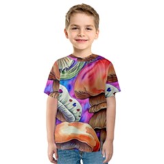 Goblin Mushrooms Kids  Sport Mesh Tee