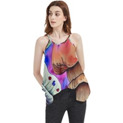 Goblin Mushrooms Flowy Camisole Tank Top by GardenOfOphir