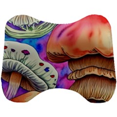 Goblin Mushrooms Head Support Cushion by GardenOfOphir