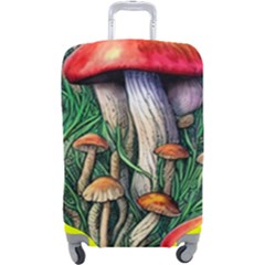 Forest Fairycore Mushroom Foraging Craft Luggage Cover (large) by GardenOfOphir