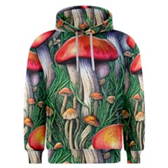 Forest Fairycore Mushroom Foraging Craft Men s Overhead Hoodie by GardenOfOphir