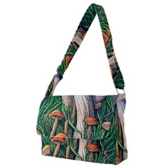 Forest Fairycore Mushroom Foraging Craft Full Print Messenger Bag (s) by GardenOfOphir