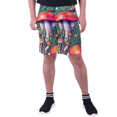 Forest Fairycore Mushroom Foraging Craft Men s Pocket Shorts by GardenOfOphir