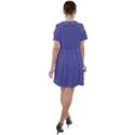 Blue Iris	 - 	Short Sleeve Shoulder Cut Out Dress View2