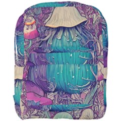 Natural Forest Fairy Mushroom Foraging Full Print Backpack by GardenOfOphir