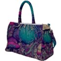 Natural Forest Fairy Mushroom Foraging Duffel Travel Bag View1