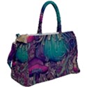 Natural Forest Fairy Mushroom Foraging Duffel Travel Bag View2