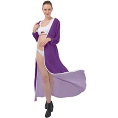 Eminence Purple	 - 	maxi Chiffon Beach Wrap by ColorfulWomensWear