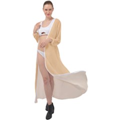 Deep Champagne White	 - 	maxi Chiffon Beach Wrap by ColorfulWomensWear