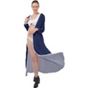 Space Cadet Blue	 - 	Maxi Chiffon Beach Wrap View1