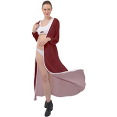 Persian Plum Brown	 - 	maxi Chiffon Beach Wrap by ColorfulWomensWear