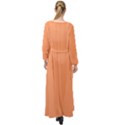 Medium Papaya Orange	 - 	Maxi Chiffon Beach Wrap View2