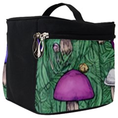 Woodsy Pottery Forest Mushroom Foraging Make Up Travel Bag (big) by GardenOfOphir