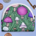 Woodsy Pottery Forest Mushroom Foraging Horseshoe Style Canvas Pouch View2