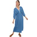 Silk Blue	 - 	Grecian Style Maxi Dress View1