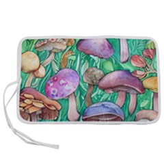 Forestcore Fantasy Farmcore Mushroom Foraging Pen Storage Case (s) by GardenOfOphir