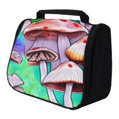 Tiny Mushrooms In A Forest Full Print Travel Pouch (small) by GardenOfOphir