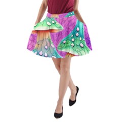 Garden Mushroom Foraging A-line Pocket Skirt by GardenOfOphir