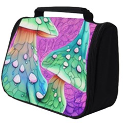 Garden Mushroom Foraging Full Print Travel Pouch (big) by GardenOfOphir