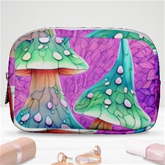 Garden Mushroom Foraging Make Up Pouch (small) by GardenOfOphir