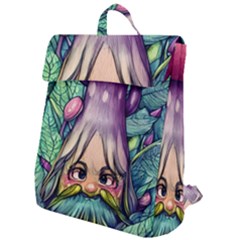 Mushroom Hunting In The Forest Flap Top Backpack