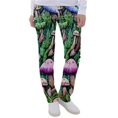 Mushrooms In The Woods Women s Casual Pants by GardenOfOphir