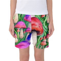 Mushroom Women s Basketball Shorts by GardenOfOphir