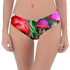 Mushroom Reversible Classic Bikini Bottoms by GardenOfOphir