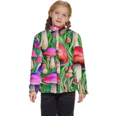 Mushroom Kids  Puffer Bubble Jacket Coat by GardenOfOphir