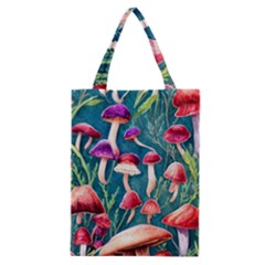 Forest Mushroom Classic Tote Bag by GardenOfOphir