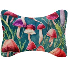 Forest Mushroom Seat Head Rest Cushion by GardenOfOphir