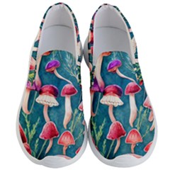 Forest Mushroom Men s Lightweight Slip Ons by GardenOfOphir